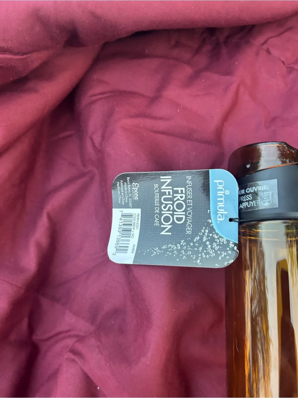 Primula Cold Brew Coffee Bottle Tumbler 22oz new